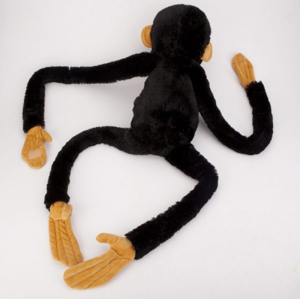 Małpa czarno-beżowa 100 cm