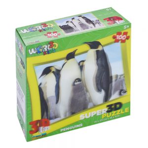 puzzle 3D pingwiny 100 el