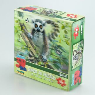 Puzzle 3D lemur 48 el