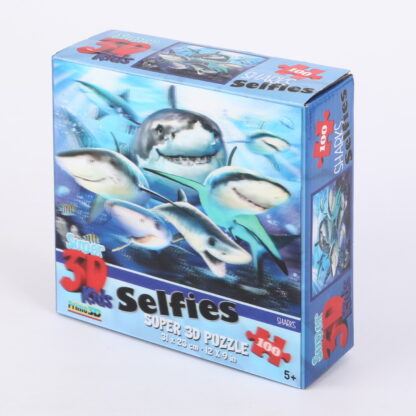 Puzzle 3D rekin selfie 100 el