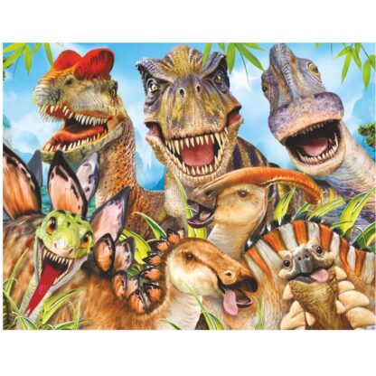 Puzzle 3D dinosaur selfie 63 el