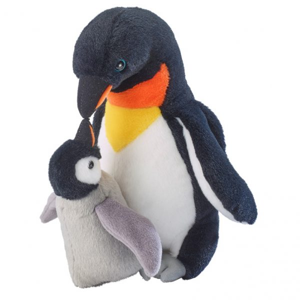 Pingwin z dzieckiem 30 cm