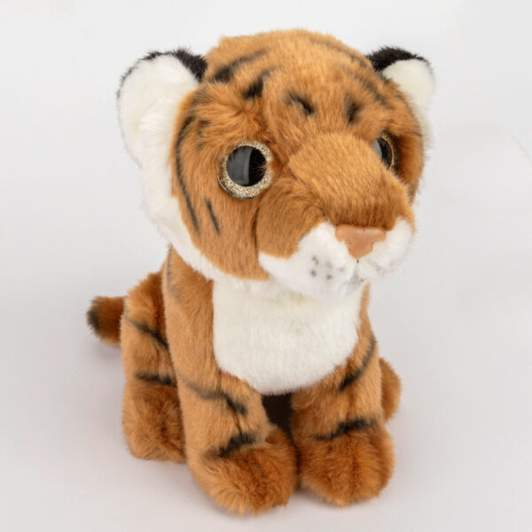 Maskotka dla dzieci tygrys brązowy 25 cm
