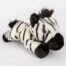 Maskotka dla dzieci zebra leżąca