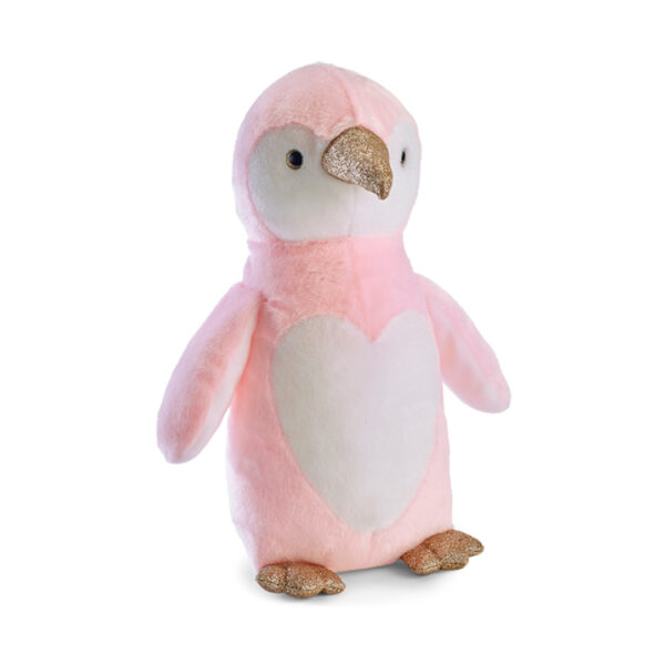 Maskotka pingwin różowy