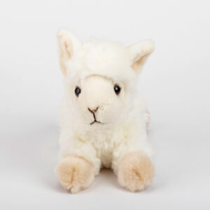 Maskotka dla dzieci lama leżąca 24 cm