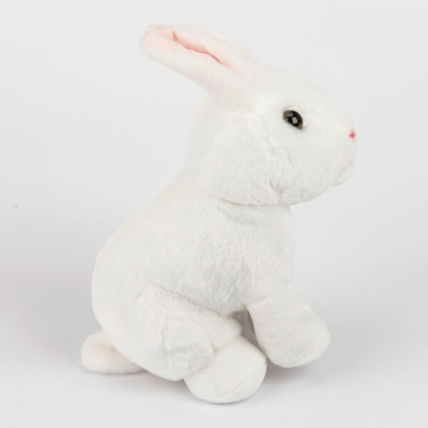 Maskotka dla dzieci królik biały 18 cm