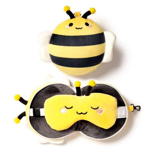 poduszka z opaską ze wzorem pszczółki