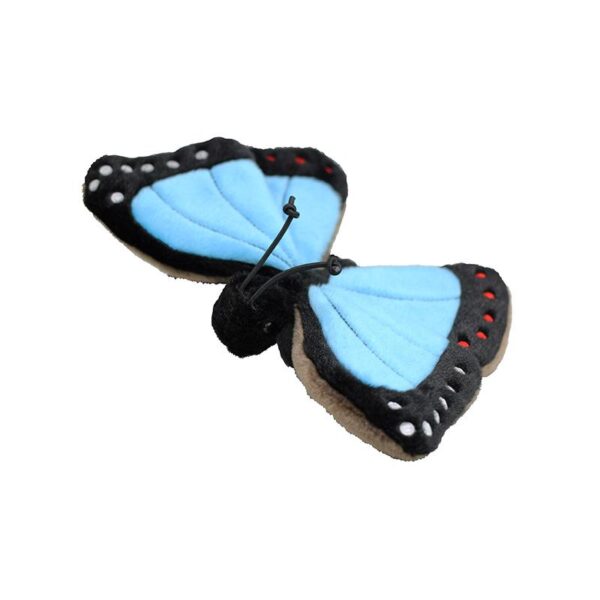Maskotka motyl niebieski Morpho