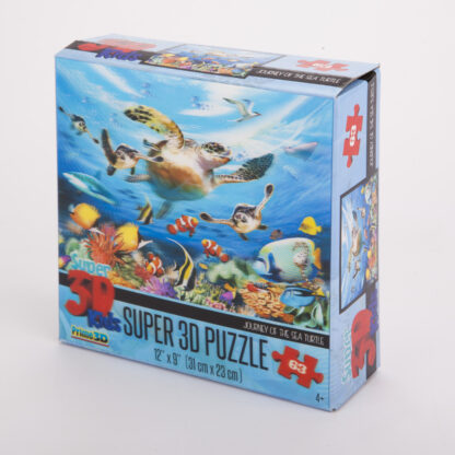 Puzzle 3D sealife 63 el