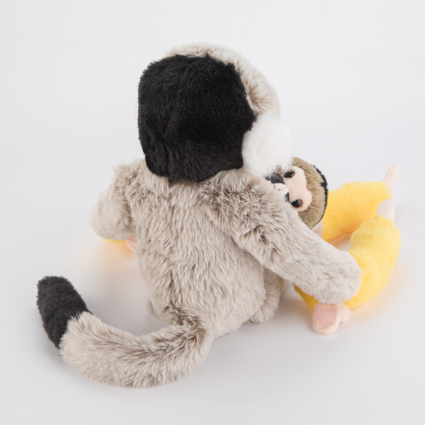 Małpa szaro-żółta z dzieckiem - obrazek 4