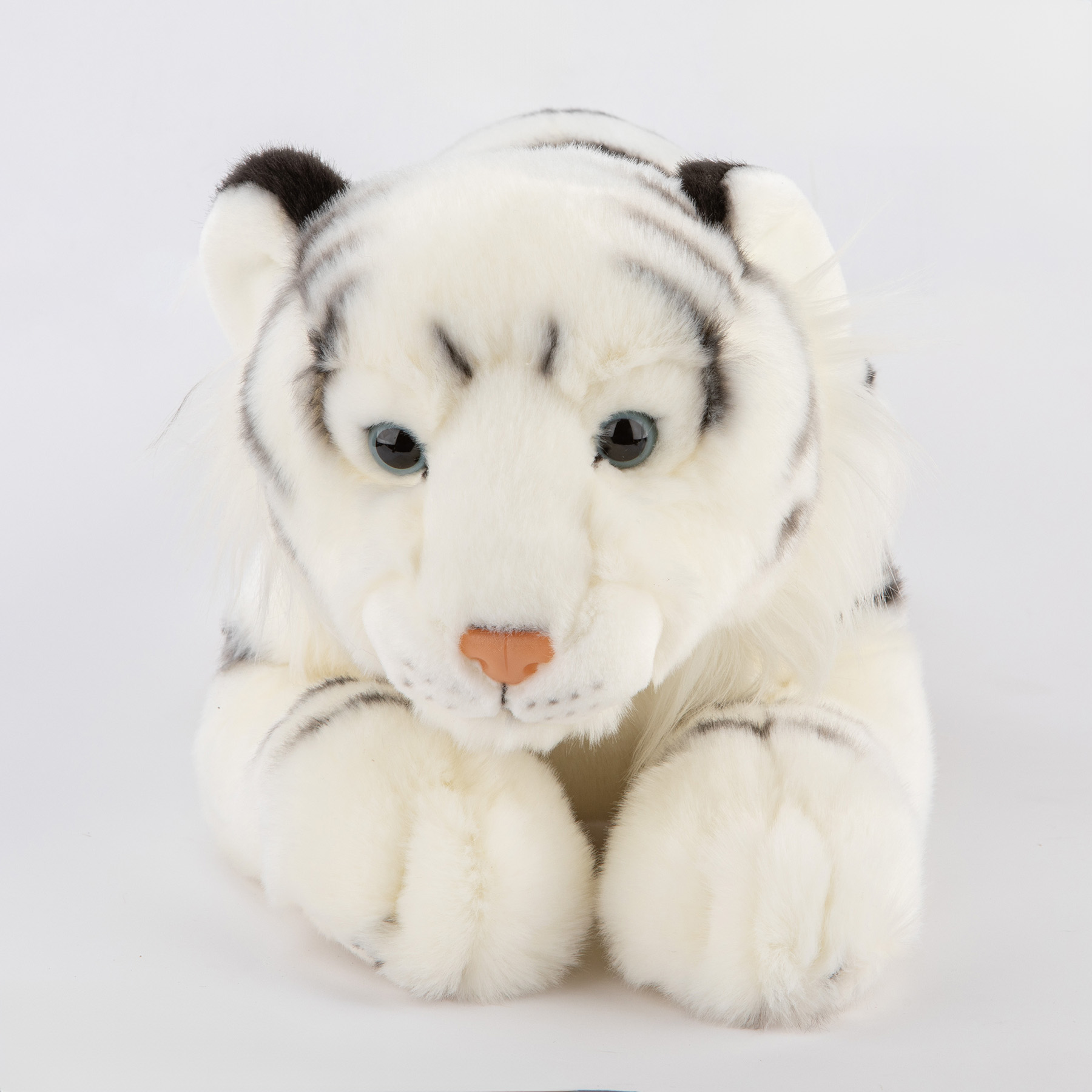 Tygrys biały leżący 50 cm - obrazek 2