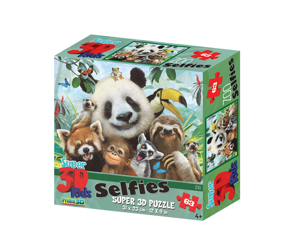Puzzle 3D zoo 63 el