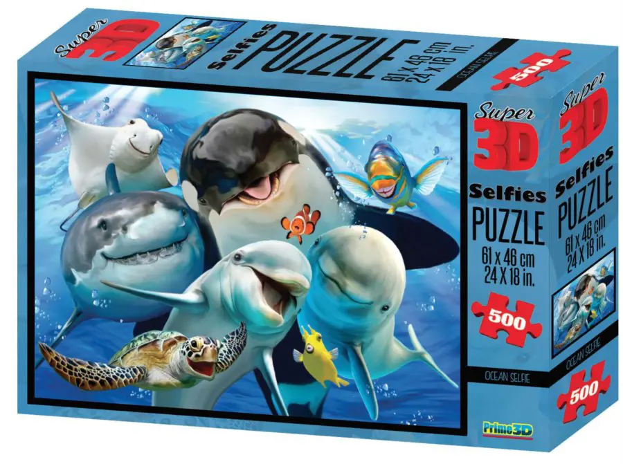 Puzzle 3d życie wodne 48 el