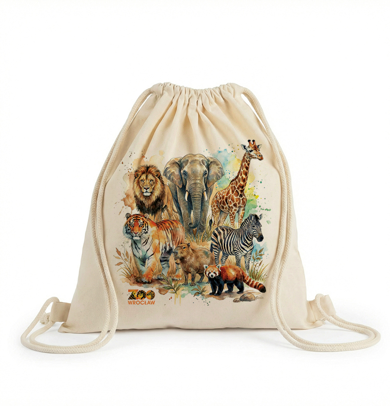 Worek bawełniany Zoo